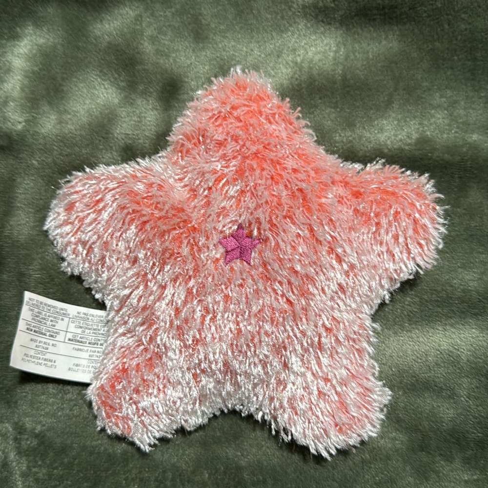 Disney Nemo Peach Starfish Plush Toy - Orange and Purple - Picture 2 of 2